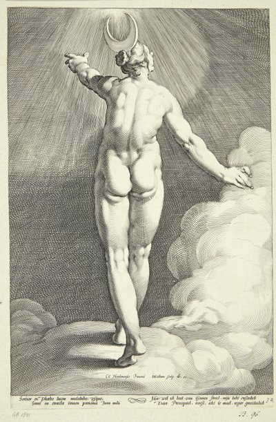 Diana mint Luna alkotó: Jacob Matham