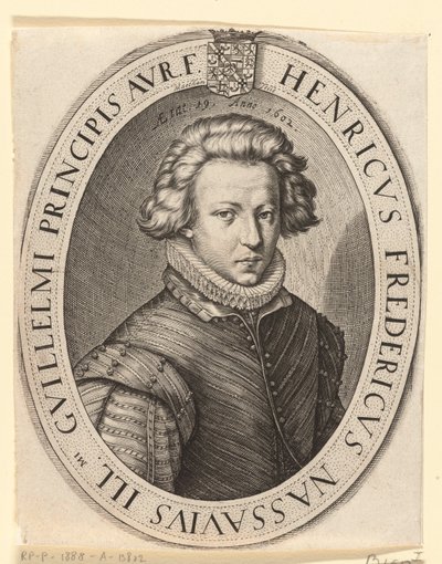Henrik Frigyes, narancs herceg 1602-ben alkotó: Jacob Matham