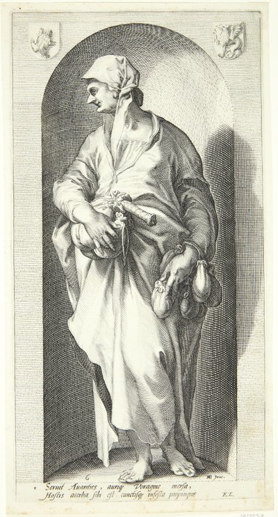 Kapzsiság alkotó: Jacob Matham