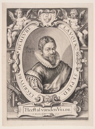 Jan van de Velde az idősebb, kalligrafikus Haarlemben alkotó: Jacob Matham