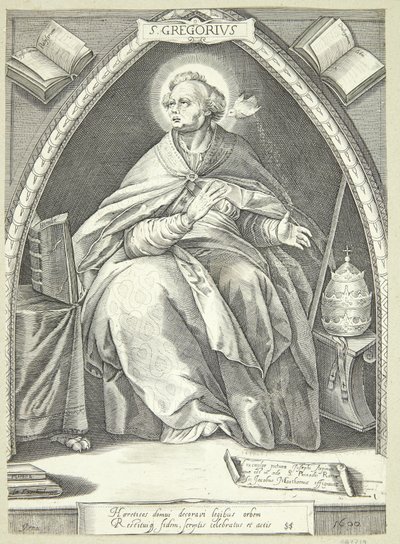Az egyházatyák alkotó: Jacob Matham