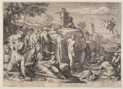 Perseus és Androméda alkotó: Jacob Matham