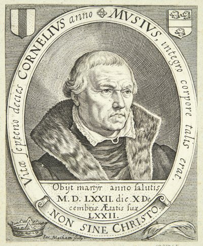 Cornelis Musius portréja alkotó: Jacob Matham