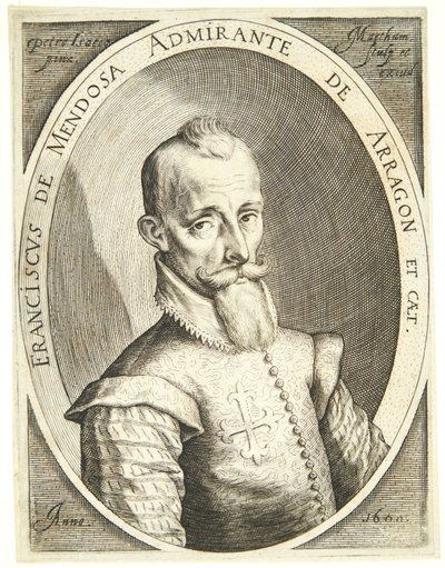 Francisco Mendoza portréja alkotó: Jacob Matham