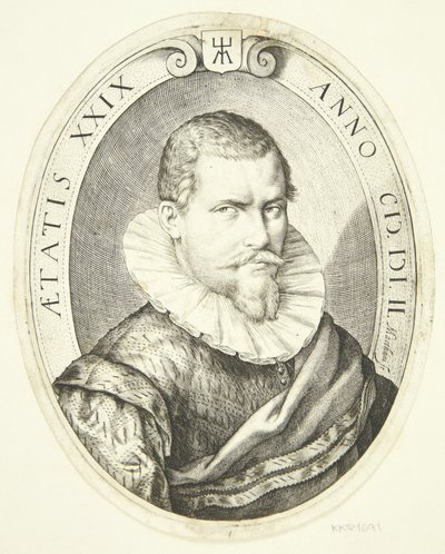 Egy 29 éves férfi portréja alkotó: Jacob Matham