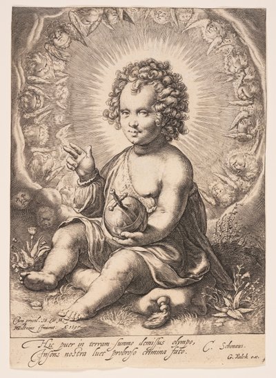 Salvator Mundi alkotó: Jacob Matham