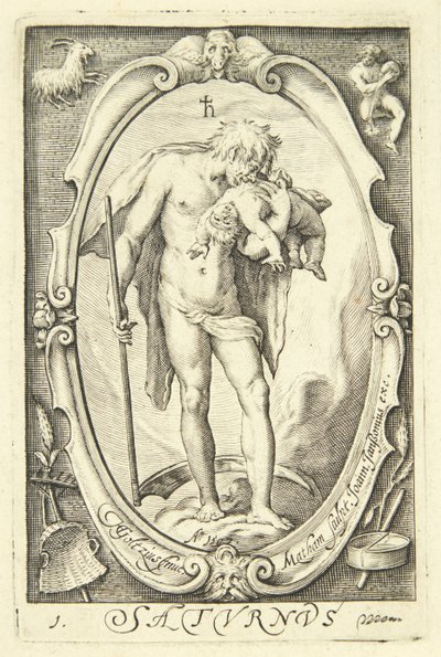 Szaturnusz alkotó: Jacob Matham