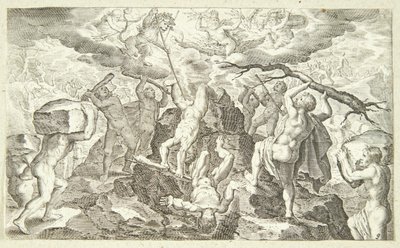 Az istenek és a titánok harca alkotó: Jacob Matham