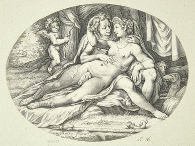 Vénusz és Adonisz alkotó: Jacob Matham