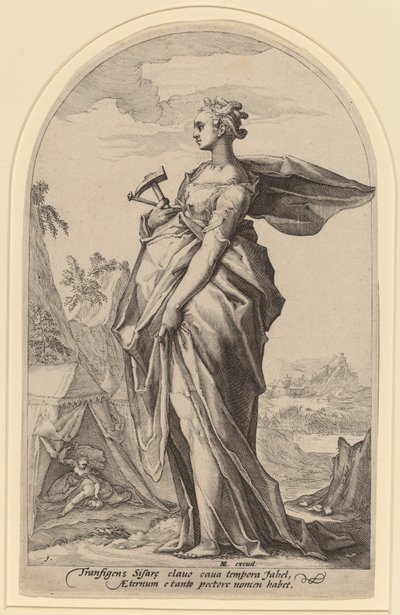 Börtön és nővér alkotó: Jacob Matham after Hendrik Goltzius