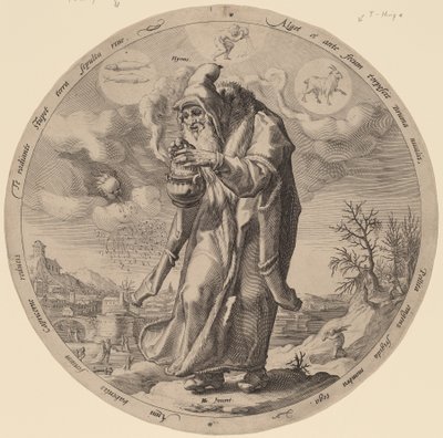 Téli alkotó: Jacob Matham after Hendrik Goltzius