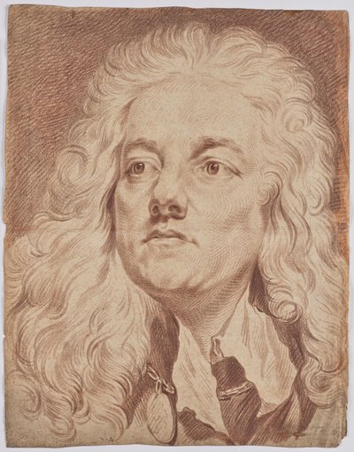Carl Freyheit egyetemi vívómester portréja alkotó: Jacob Matthias Schmutzer