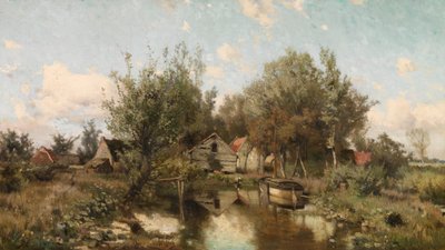 Táj Waasmunster közelében (olaj, vászon) alkotó: Jacob Rosseels