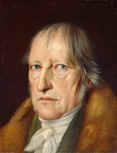 Georg Wilhelm Friedrich Hegel (1770-1831) portréja, Schlesinger, Jakob (1792-1855). Olajfestmény alkotó: Jacob Schlesinger