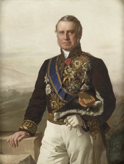 Charles Ferdinand Pahud (1803-73). főkormányzó (1855-61) alkotó: Jacob Spoel
