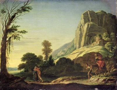 Táj Mózes és Áron találkozásával a Hóreb-hegyen, 1626 vagy 1620 (olaj, réz) alkotó: Jacob Symonsz Pynas or Pinas