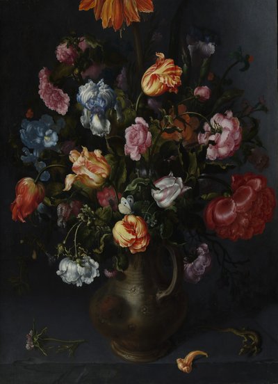 Egy váza virágokkal, valószínűleg 1613-ból. alkotó: Jacob Vosmaer