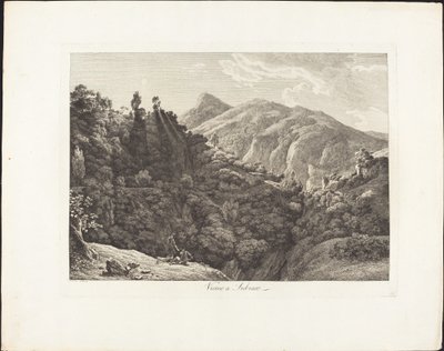 Subiaco közelében alkotó: Jacob Wilhelm Mechau