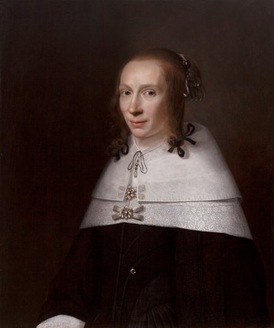 Fiatal nő portréja, 1654 alkotó: Jacob Willemsz Delff