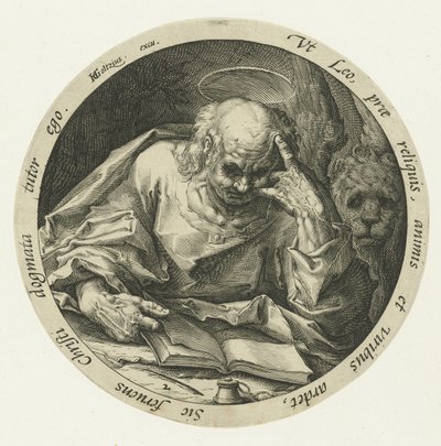 Márk evangélista A négy evangélista (sorozat címe) alkotó: Jacob de Gheyn (II) (attributed to)