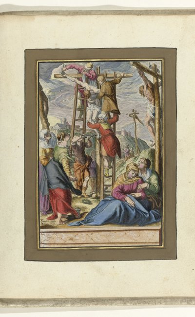 Keresztvétel Krisztus szenvedése (sorozat címe) alkotó: Jacob de Gheyn (II)
