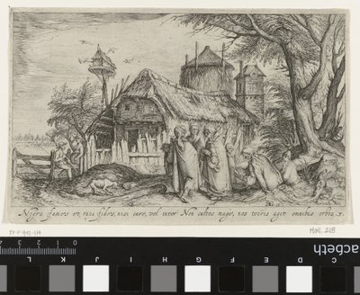 Táj romákkal a farmon Tájképek (sorozat címe) alkotó: Jacob de Gheyn (II)