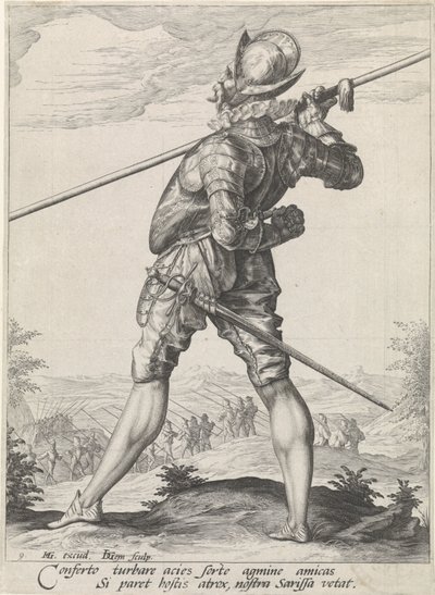 Pieker Tisztek és katonák (sorozat címe) alkotó: Jacob de Gheyn (II)
