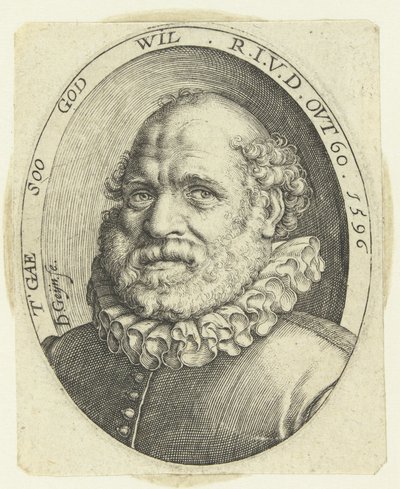 Portré Rutgaert Jansz. 60 évesen alkotó: Jacob de Gheyn (II)