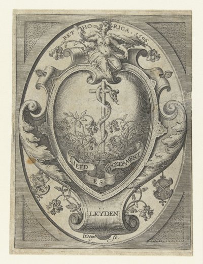 A Leideni Retorika Kamara címere A szeretet az alap alkotó: Jacob de Gheyn (II)