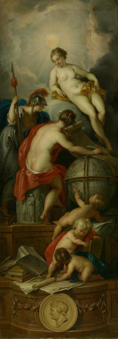 Allegória a történetírásról alkotó: Jacob de Wit
