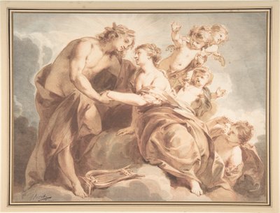 Apollón és Thetisz alkotó: Jacob de Wit