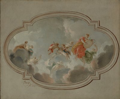Flora és Zephyr, 1743. alkotó: Jacob de Wit