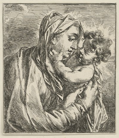 Mária a gyermekkel alkotó: Jacob de Wit