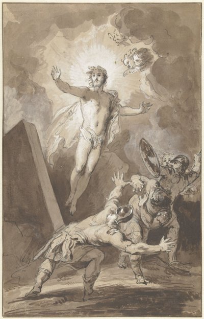 Krisztus feltámadása alkotó: Jacob de Wit