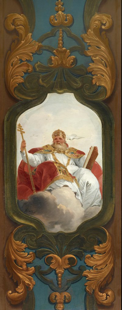 Gregorius Nagy pápa, egyházatya alkotó: Jacob de Wit