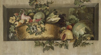 Csendélet gyümölcs- és virágfüzérekkel alkotó: Jacob van Campen