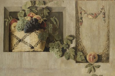Csendélet gyümölcs- és virágfüzérekkel alkotó: Jacob van Campen