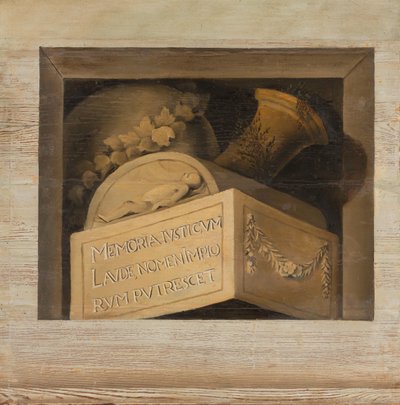 Sír felirattal alkotó: Jacob van Campen