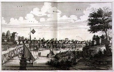 Kuching, egy kínai holland nagykövetség beszámolójából alkotó: Jacob van Meurs