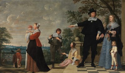 Egy bruges-i család portréja (olaj, vászon) alkotó: Jacob van Oost