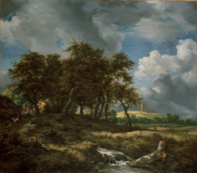 Muiderberg melletti táj, 1650-es évek eleje alkotó: Jacob van Ruisdael