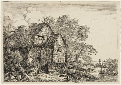 A kis híd alkotó: Jacob van Ruisdael