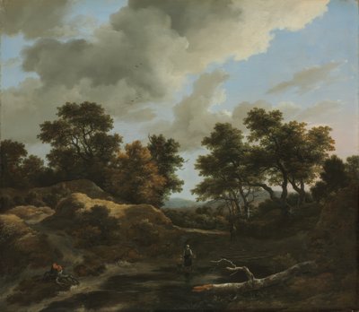 Erdős és dombos táj alkotó: Jacob van Ruisdael