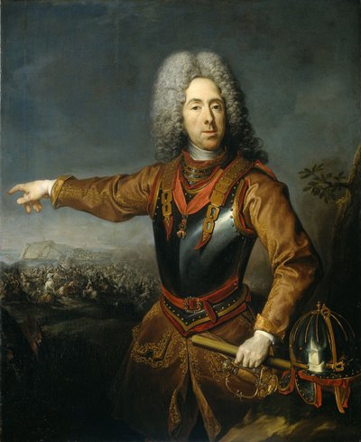 Savoyai Jenő herceg portréja 1663-1736, 1718 alkotó: Jacob van Schuppen