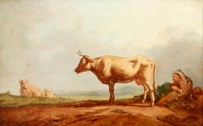 Tehenek a legelőn alkotó: Jacob van Strij