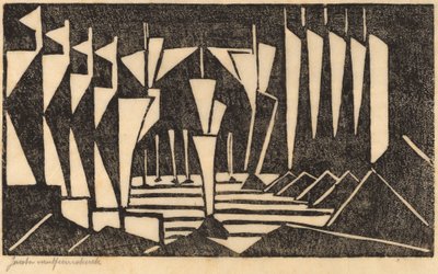 Stilizált vitorlások alkotó: Jacoba van Heemskerck van Beest