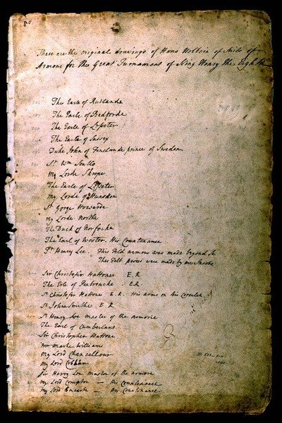 Index to Suits of Armourers from An Elizabethan Armourers Album, 1589 körül alkotó: Jacobe Halder