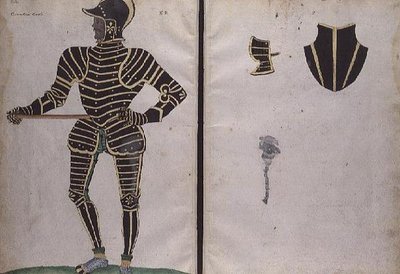 Sir William Sentlo páncélruhája alkotó: Jacobe Halder