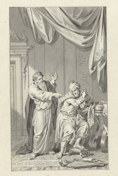 David és Nathan alkotó: Jacobus Buys