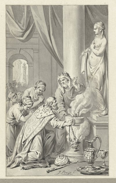 Salamon bálványimádása alkotó: Jacobus Buys